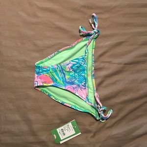 NWT Lilly Pulitzer Swim String Bikini Bottom Sz 0
